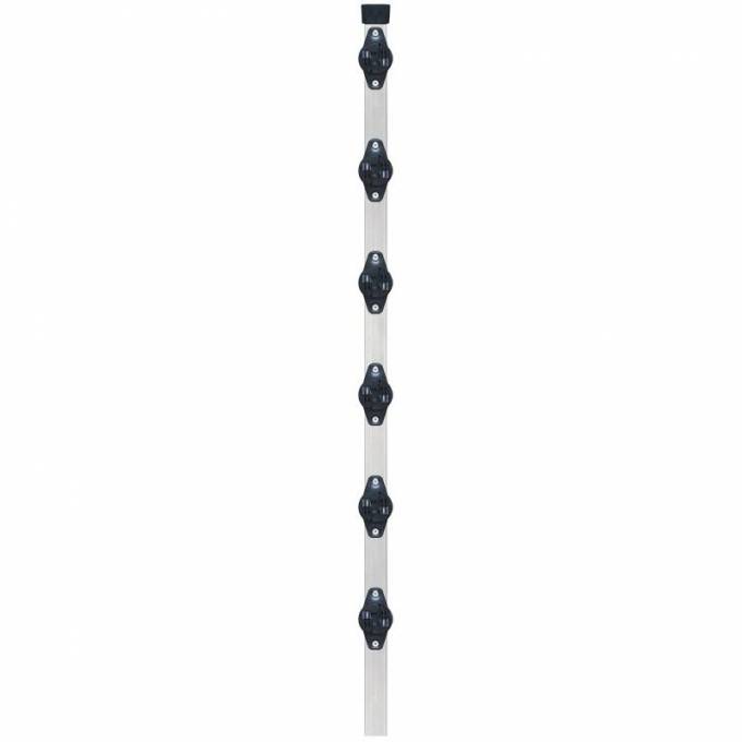 BIG HASTE TUBO QUADRADA LISA 25 X 25 1,20M C/06 ISOLADORES W INDUSTRIAL PARAFUSO
