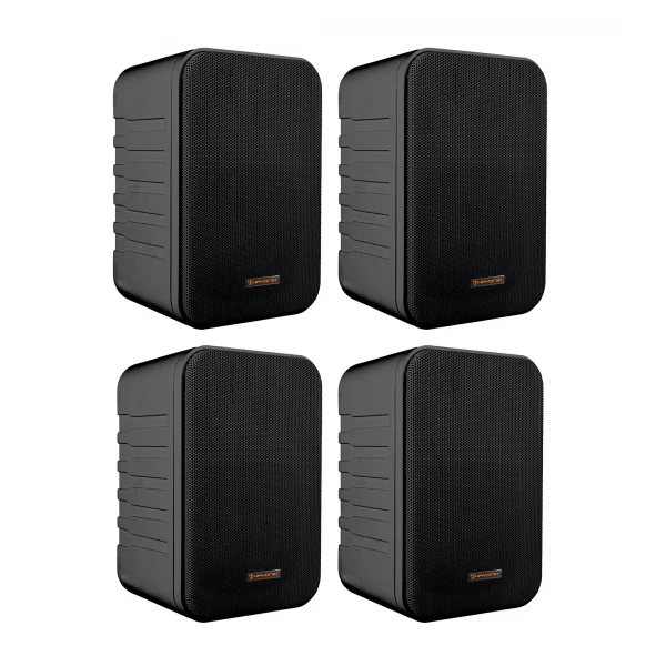 KIT CAIXAS DE SOM HAYONIK CAIXA ACÚSTICA MSB60N - PRETO