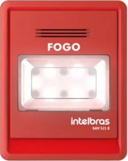 SINALIZADOR AUDIOVISUAL ENDERECAVEL SAV 521E 24V