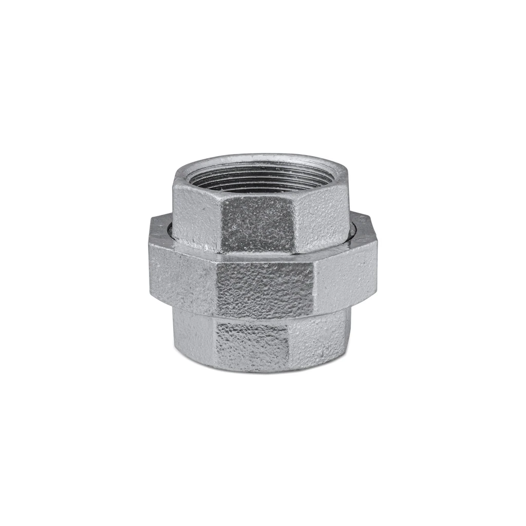 União galvanizada com assento cônico em bronze